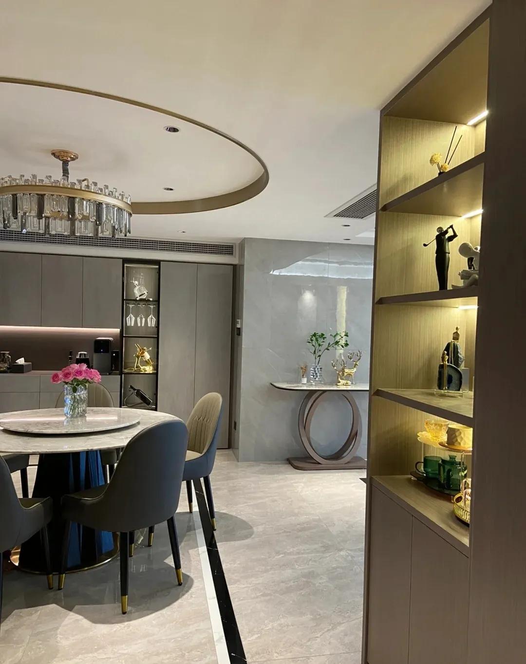 温文素雅新中式,96平方新中式两房极简轻奢风格