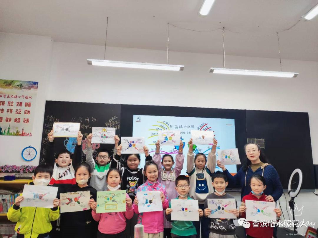 三年级下册语文花钟思维导图简单,三年级下册第13课花钟做思维导图