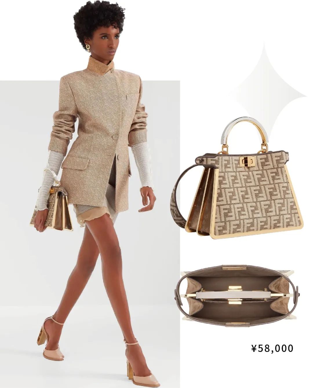 fendi经典名牌包包,fendi限量版蛇皮包