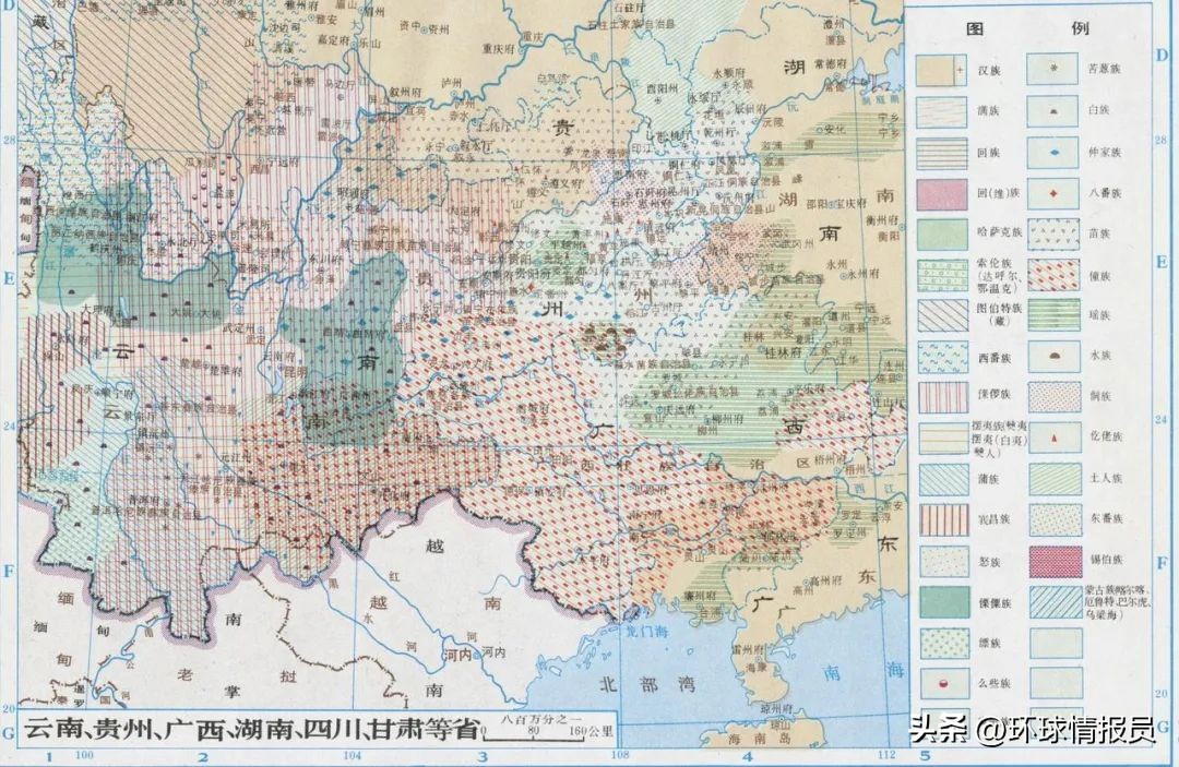 广西京族三岛全景图,广西京族和越南京族