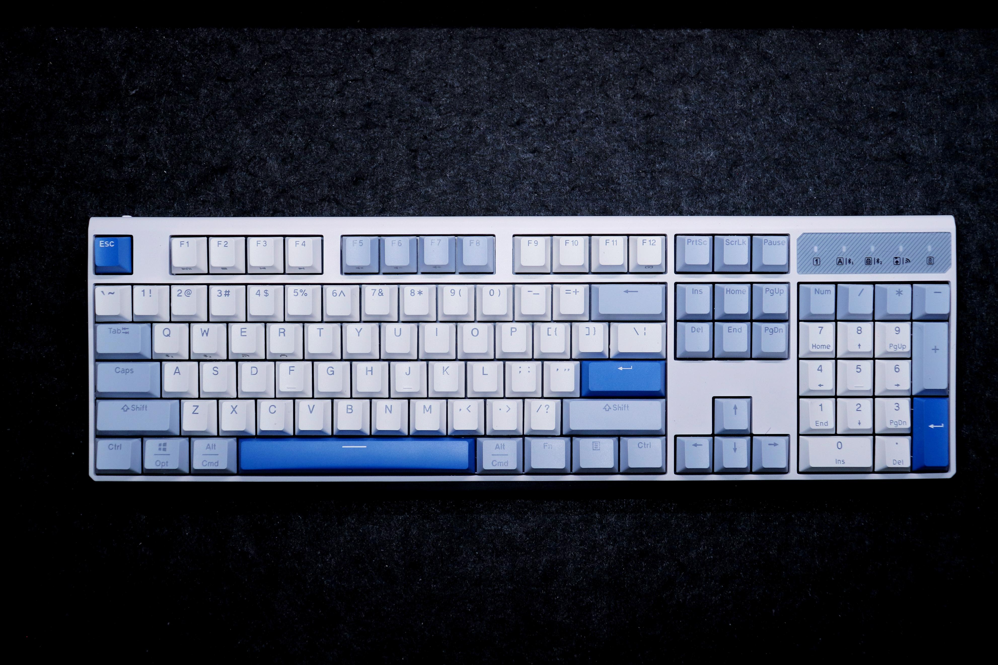 杜伽白泽机械键盘评测,杜伽K610W无线机械键盘