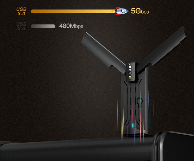 支持USB的Wi-Fi6无线网卡这款翼联EP-AX1696S有何妙用？
