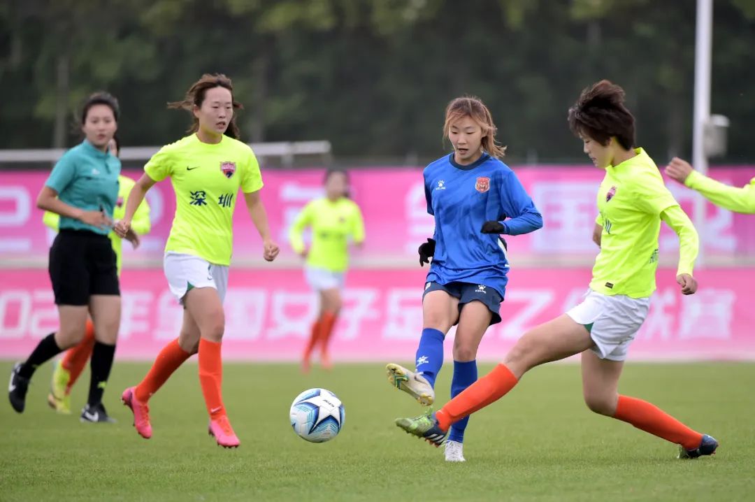 女乙首轮战罢，上海嘉定汇龙女足5-0战胜安徽师范大学佳兆业女足