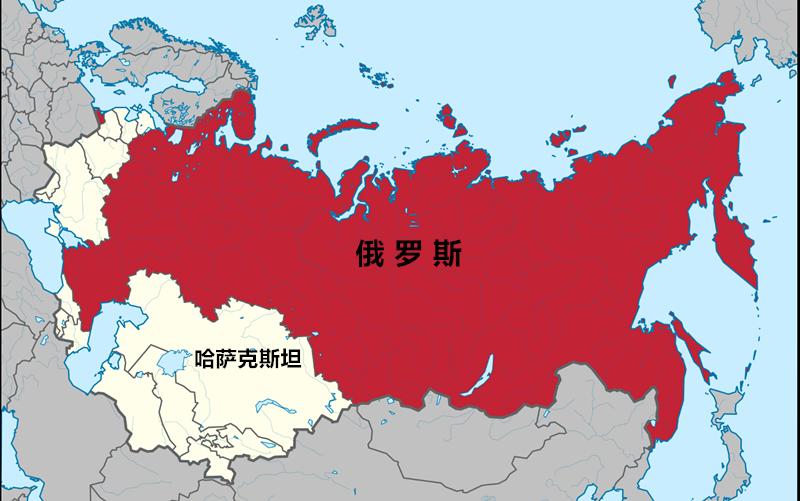 俄罗斯和他的好兄弟,俄罗斯与14个国家接壤