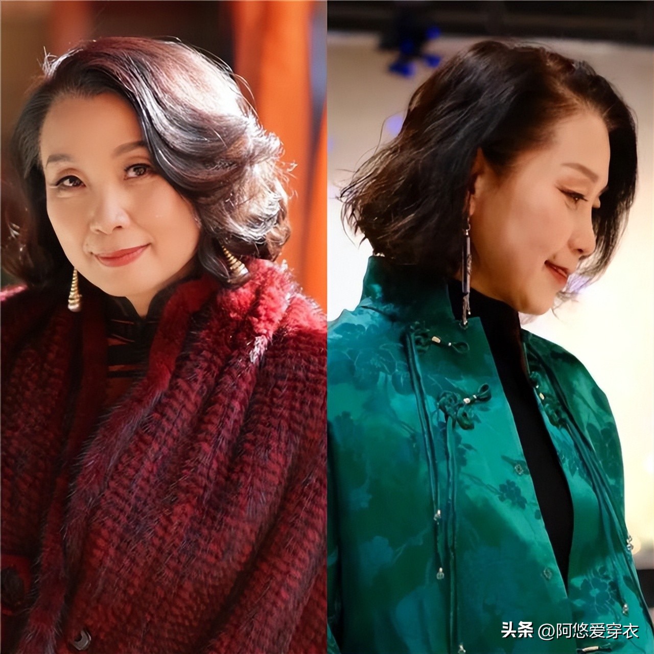 40岁女头发少适合烫小卷短发型,女人过了50岁发型首选烫小卷