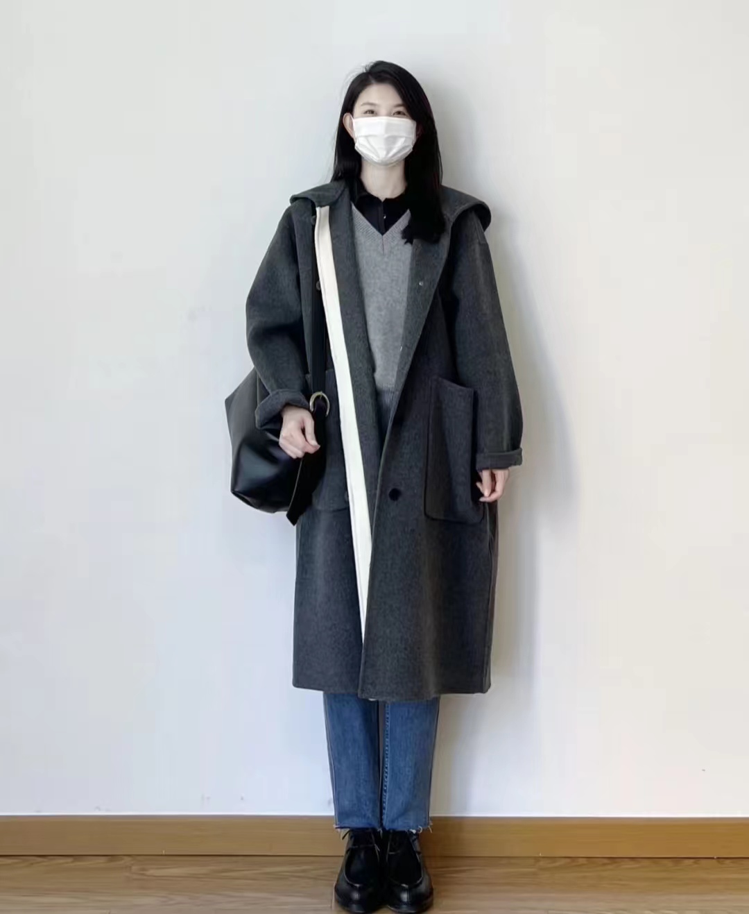 大衣30种穿搭方法,秋冬实用保暖大衣穿搭图片