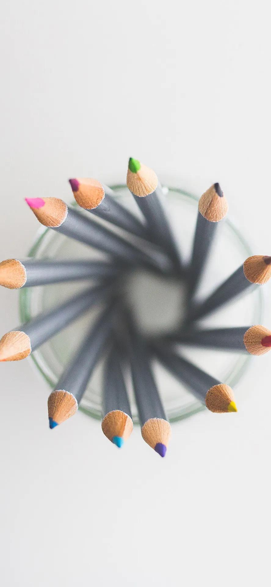 壁纸上的铅笔痕迹怎么清除,手机壁纸彩铅画