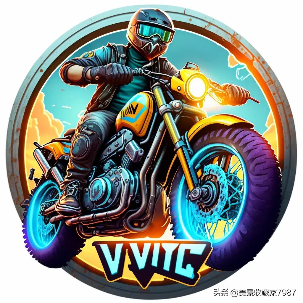 摩托骑士头像暗黑,摩托骑士头像