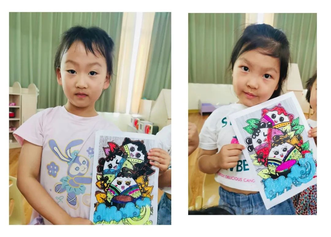 济南市美里湖中心幼儿园怎么样,幼儿园印象济南春天绘画