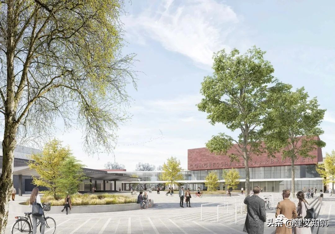 kadawittfeldarchitektur赢得萨尔布吕肯会议中心（MKK）设计竞赛