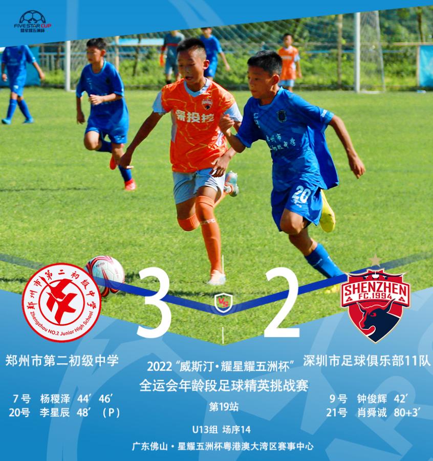 u13决赛11:0,2022佛山威斯汀星耀五洲杯
