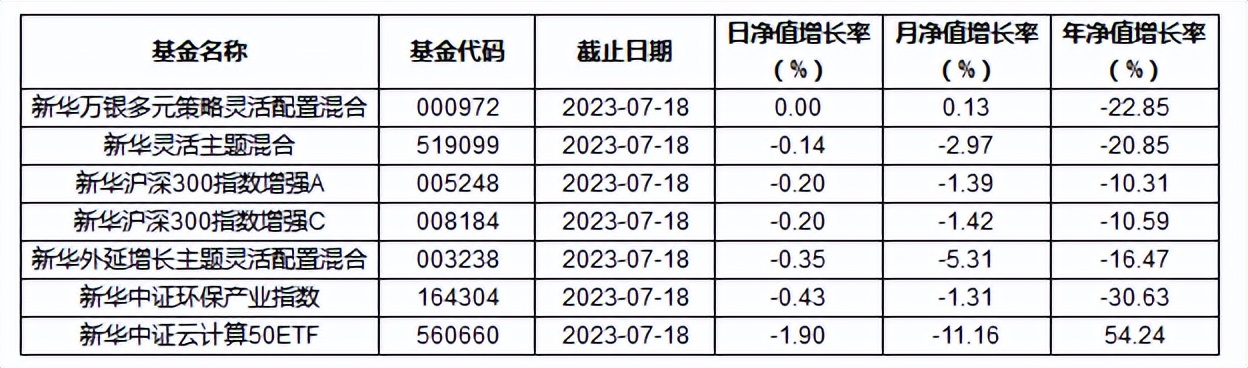 新华基金最新动态,新华基金一直跌怎么办