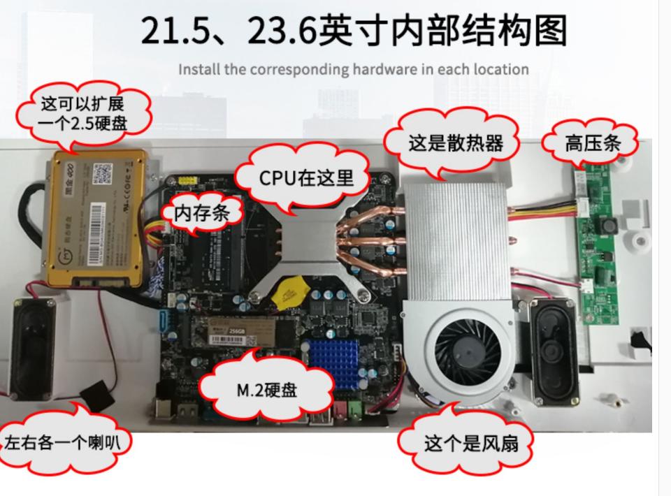 电脑一体机轻松拥有，谁都会组装