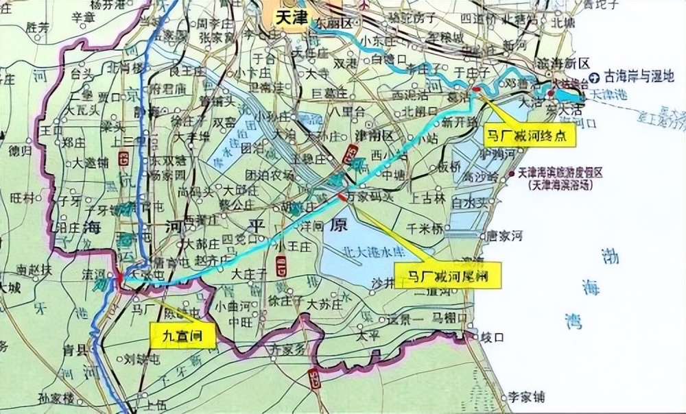 减河是哪条河流,为什么有的河流又叫江