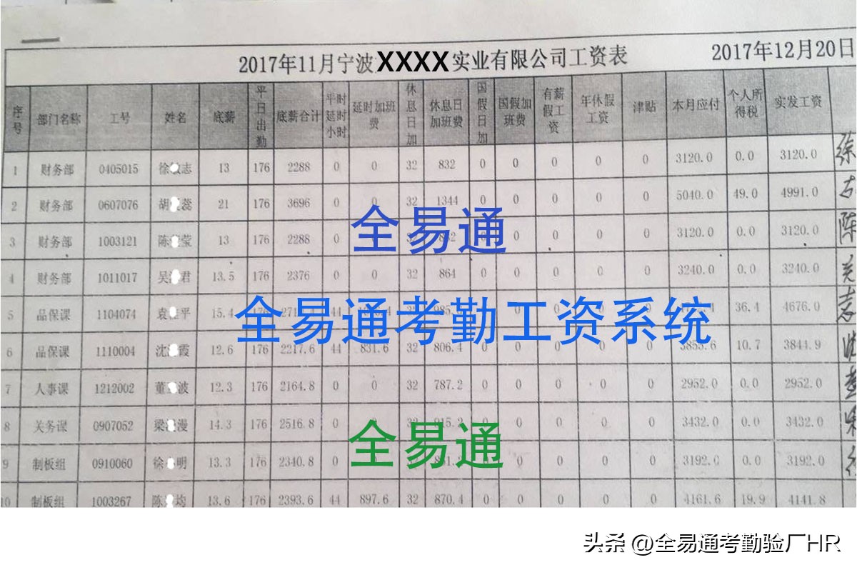 车间员工考勤工资表模板,员工考勤工资表模板excel免费