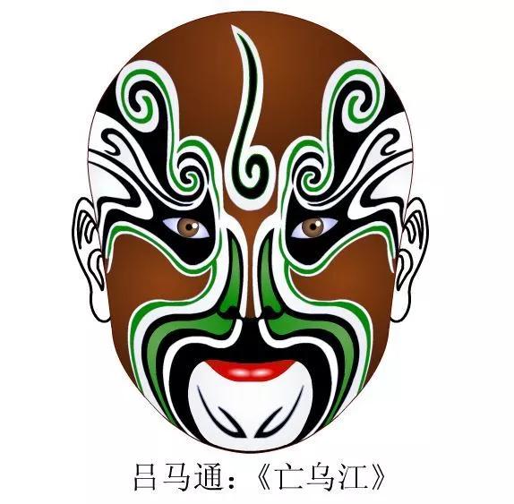 戏曲脸谱艺术传承中华文化,旦角戏曲脸谱