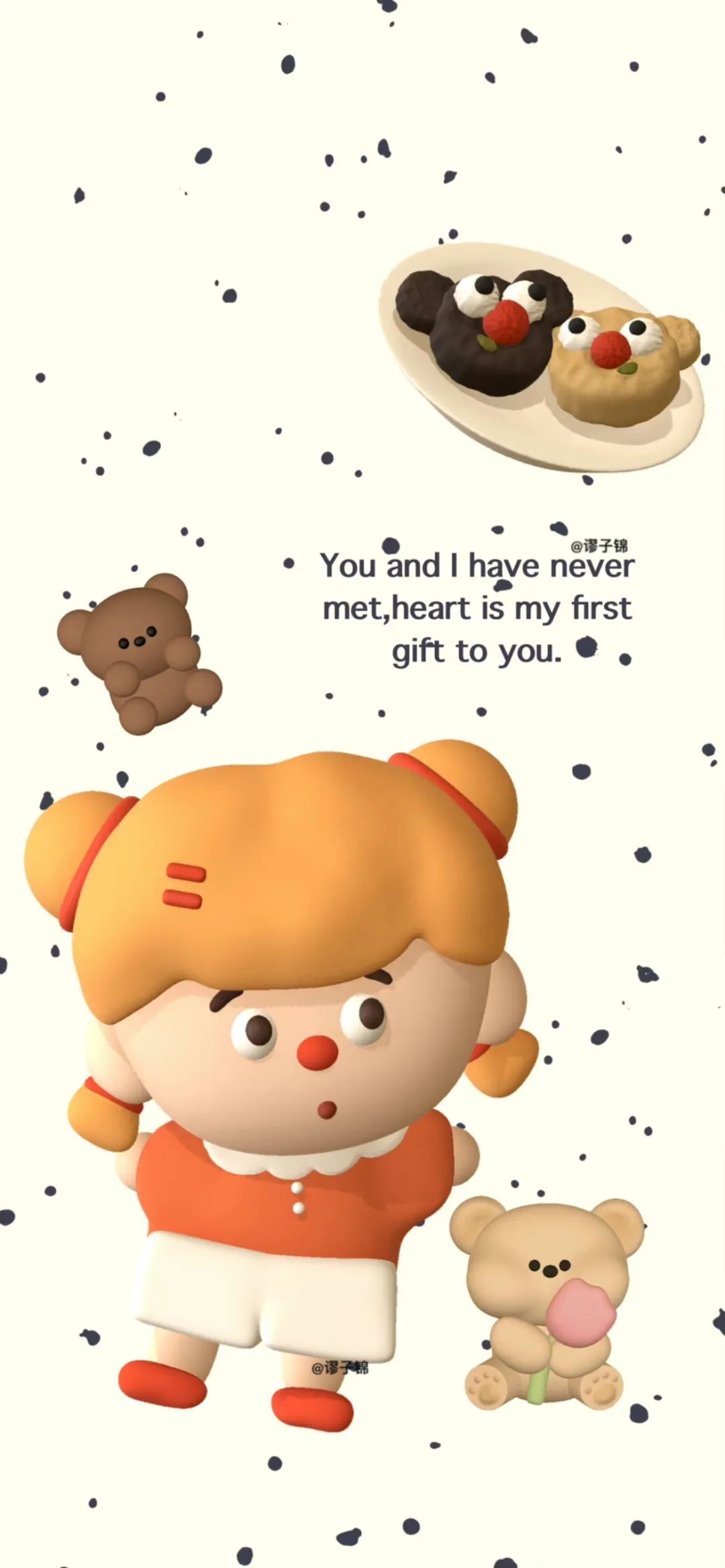 卡通背景素材可爱,可爱卡通聊天背景图片