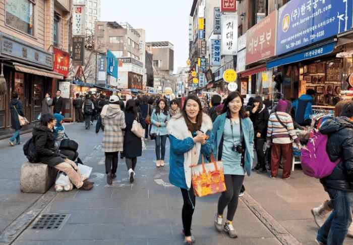 中国赴韩国游客暴涨760%日媒,中国去韩国游客现状