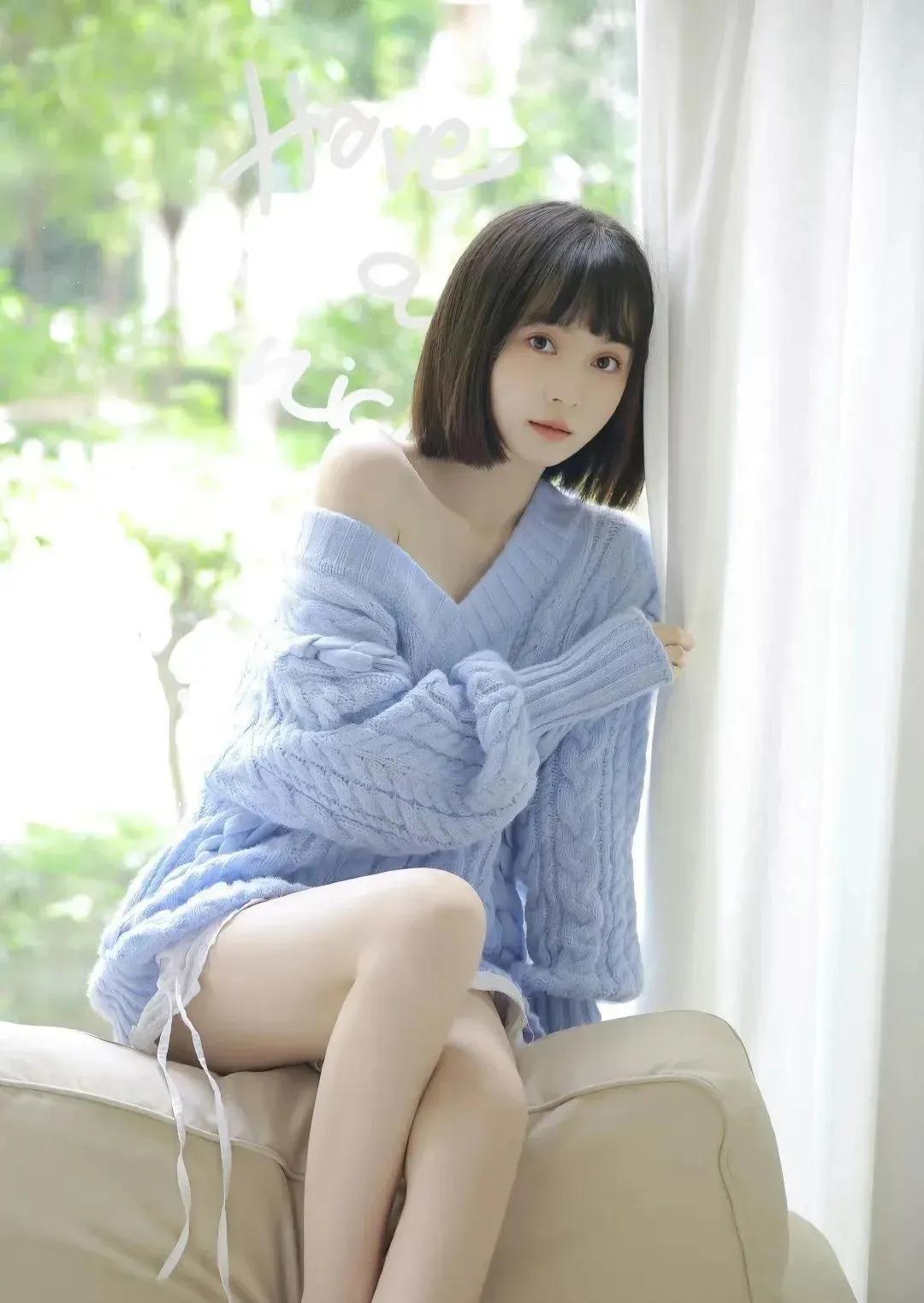 从上往下结的经典v领毛衣,慵懒风麻花v领毛衣女