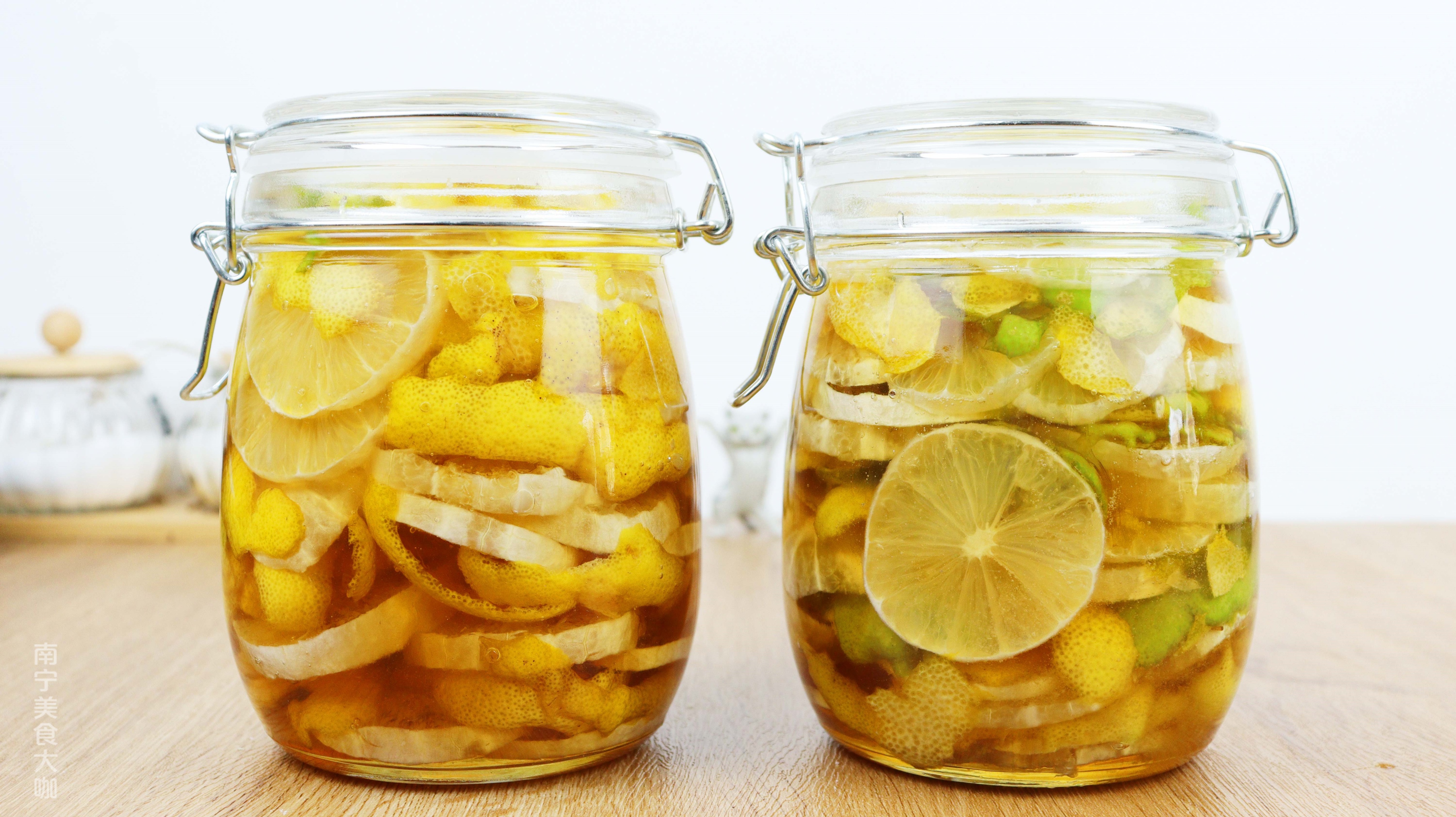 店里卖的柠檬茶做法窍门,柠檬固体蜂蜜茶的做法