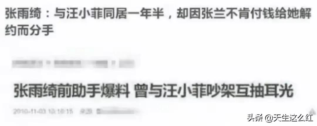 汪小菲张雨绮甜蜜时光,汪小菲安以轩结局