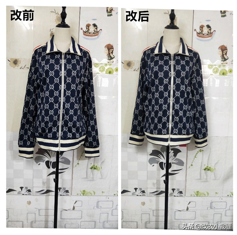 蝙蝠袖卫衣袖子改短,卫衣袖子长了改短神器