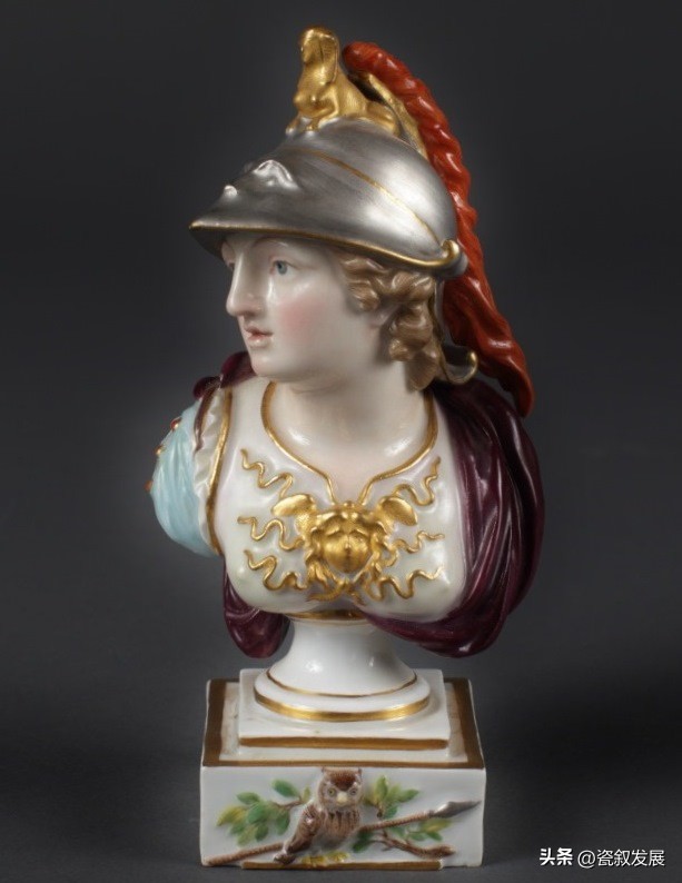 欧洲瓷器之祖-梅森Meissen制瓷厂-古代希腊众神半身像系列