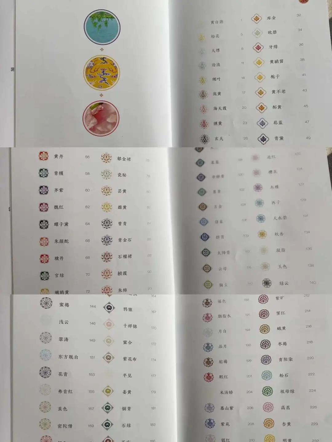 中国传统色100种,中国传统高级配色鲜艳