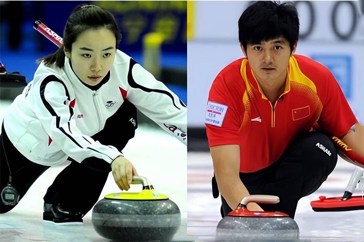 韩国冰壶金智善倒追中国男冰壶,韩国冰壶女队长金智善嫁中国小伙