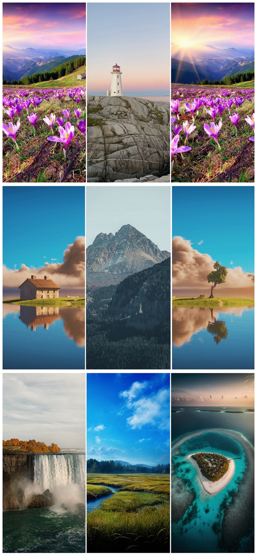 手机锁屏桌面壁纸桂林山水和风景,浪漫春天清新风景护眼锁屏壁纸