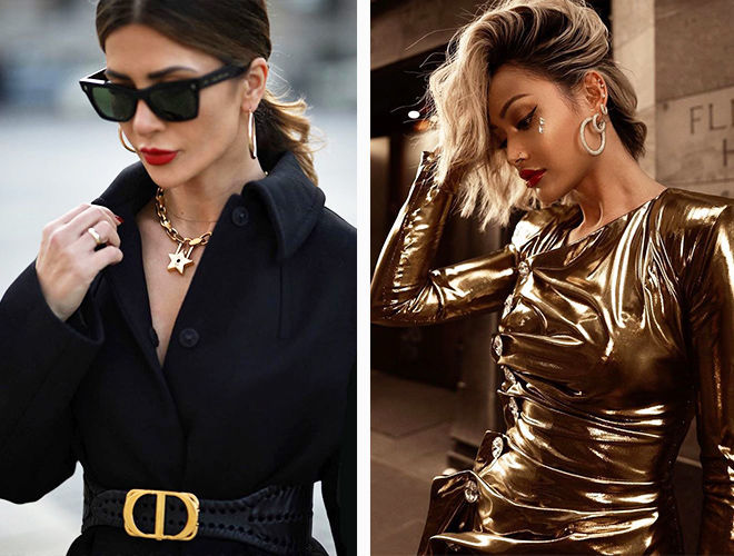 2022最好看的黄金耳环,今年新款时尚好看气质耳环