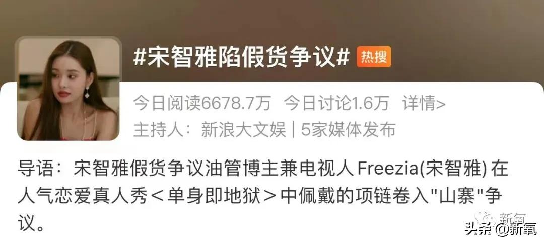 宋智雅回应假货风波,宋智雅的假货风波怎么发现的