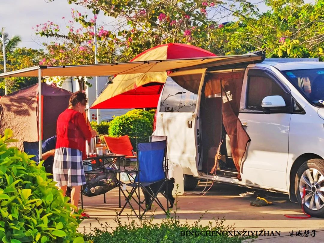 海南九所房车露营基地,三轮车自驾游穷游海南