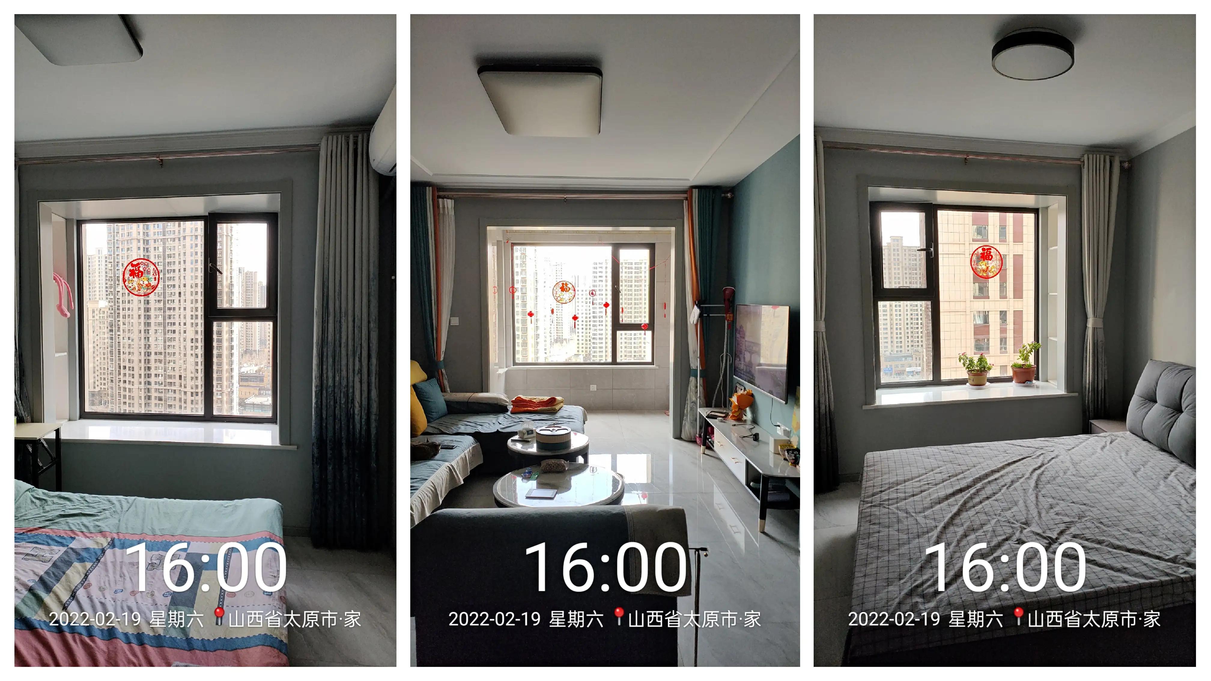 拍照记录了家里一天的采光，说说我的感受