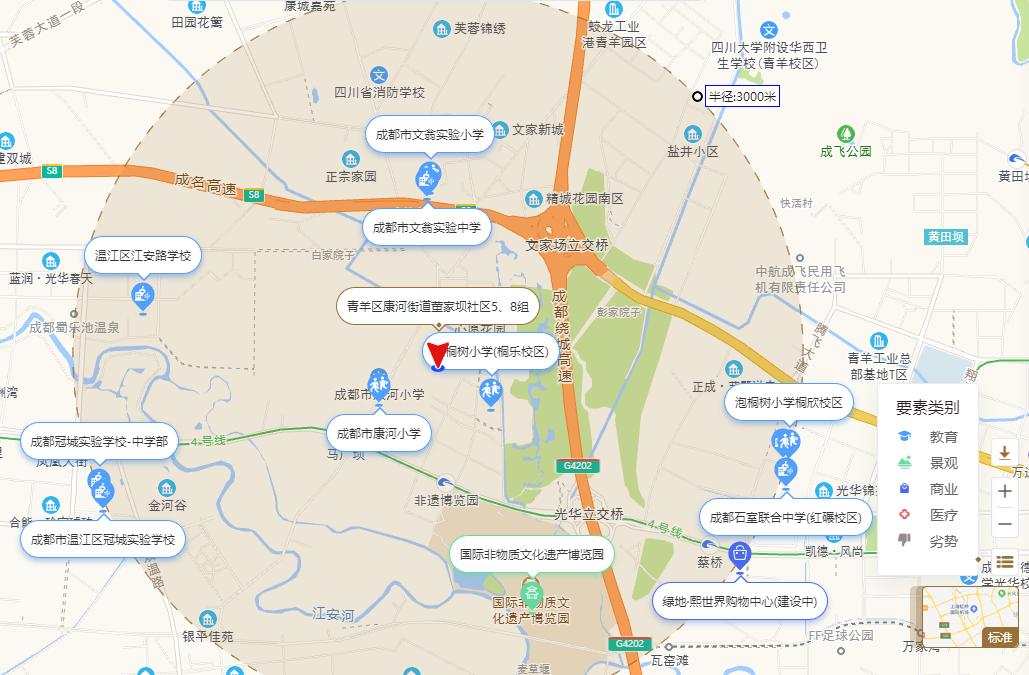 四川省成都市双流区怡心湖岸星滩,成都怡心湖二号宗地