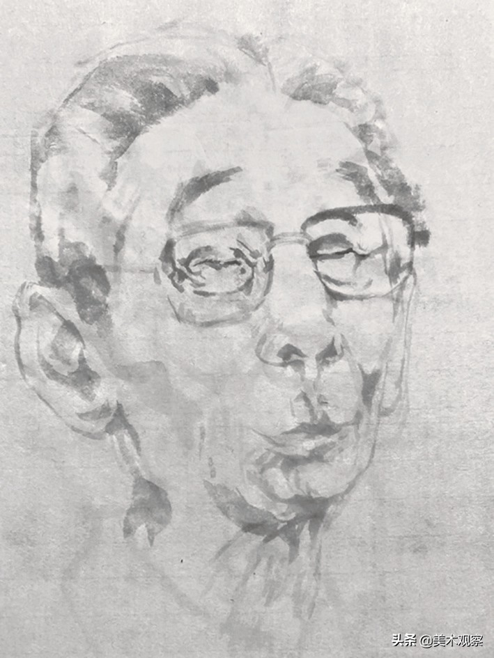 刘波谈水墨肖像创作,刘波水墨画