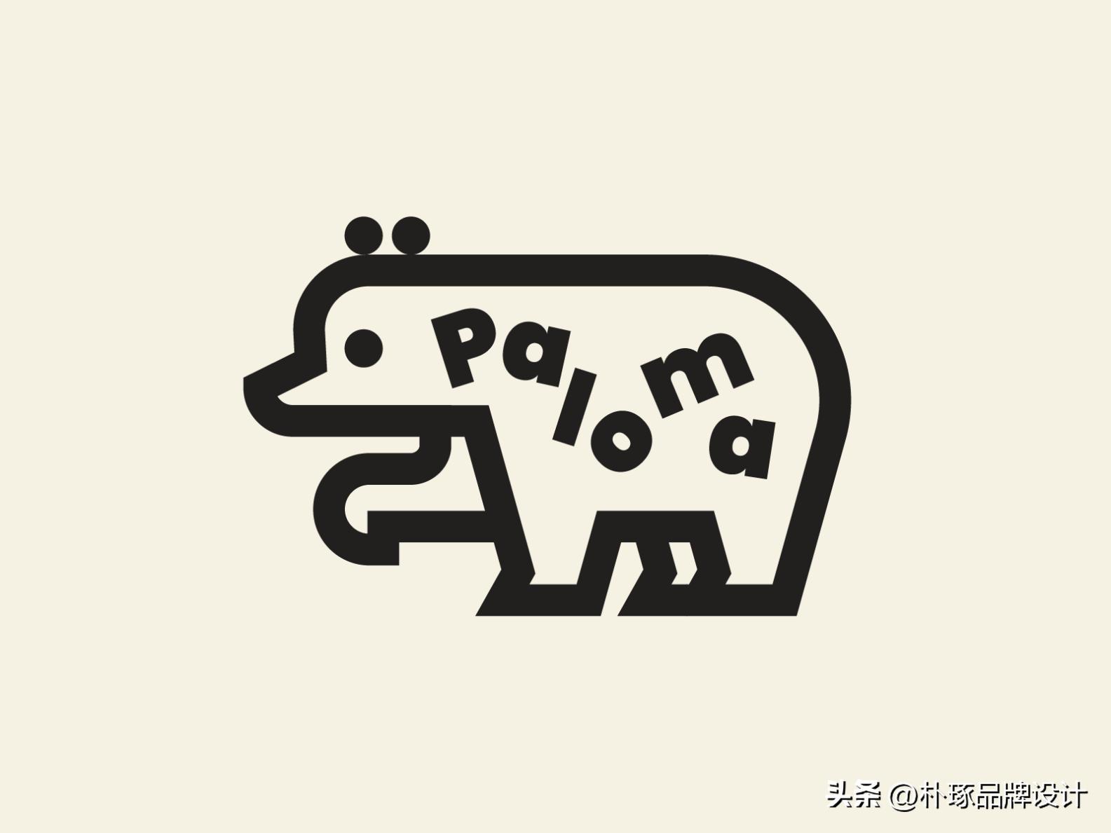 张开血盆大嘴IP动物形象河马元素logo创意集锦