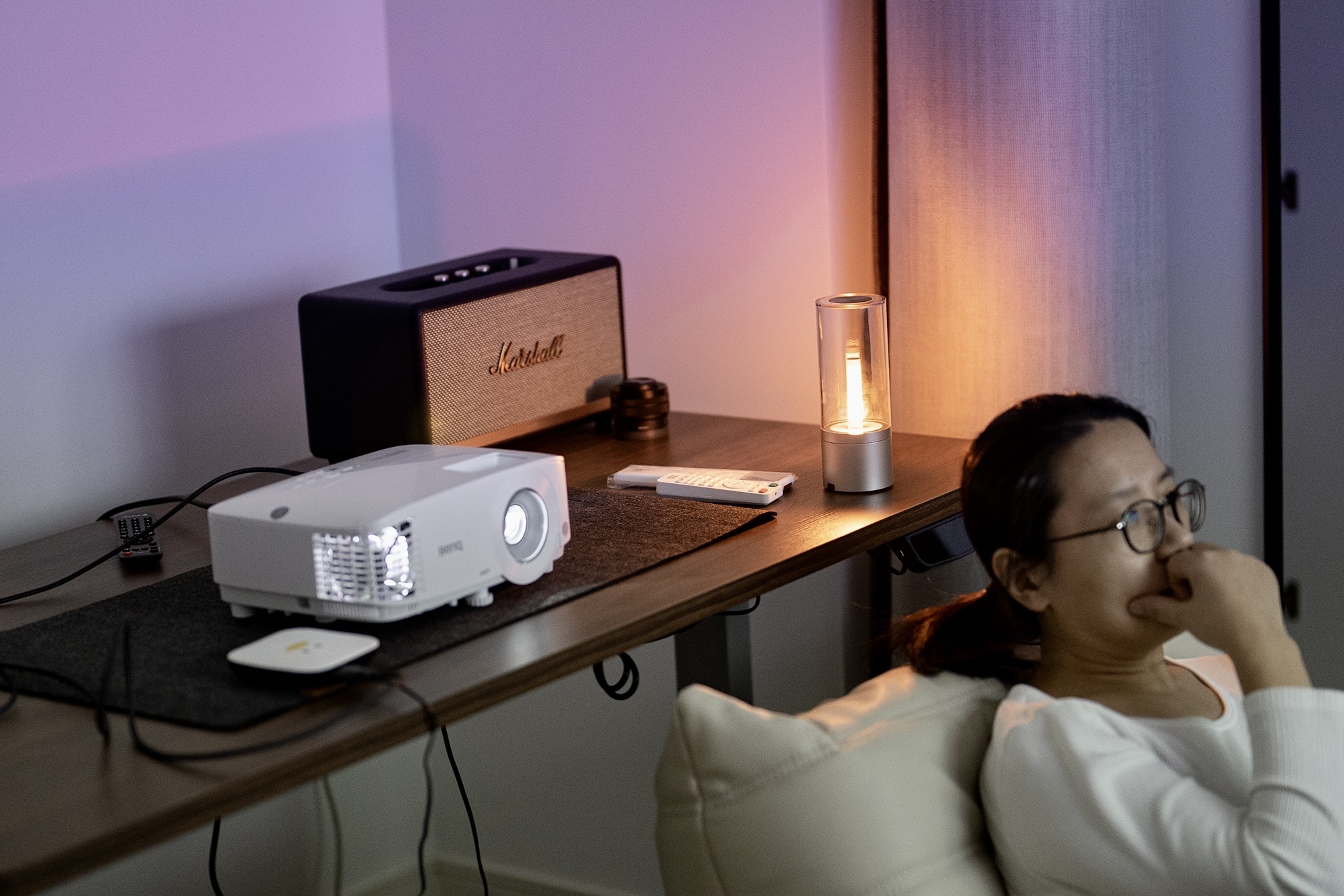 明基入门1080p投影仪,适合网课学习的家用投影仪