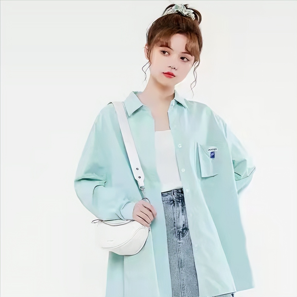 春天，原来甜妹喜欢穿它