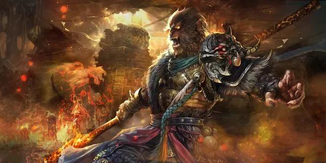 孙悟空经典插画,孙悟空的插画简单的