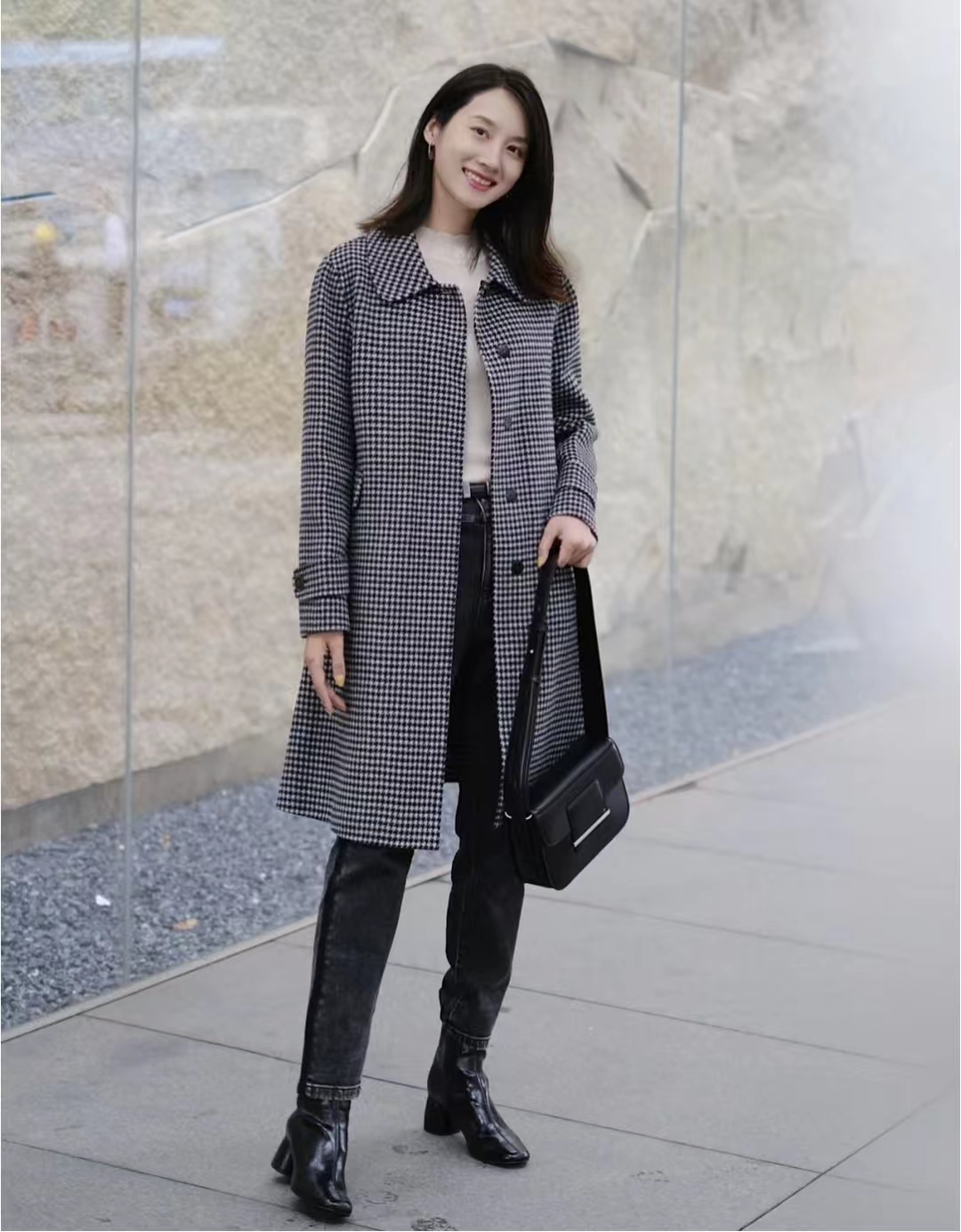 40到50岁秋冬高档女装连衣裙,秋冬搭配简约高级30岁到40岁