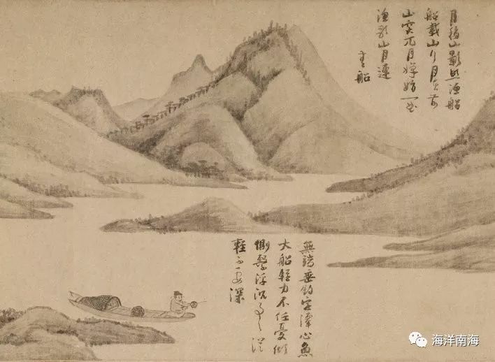 中国古代名画垂钓,古代名画垂钓