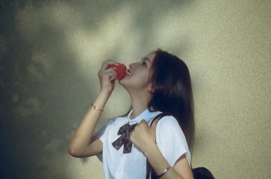 校园女同学校服写真,校服清纯照片