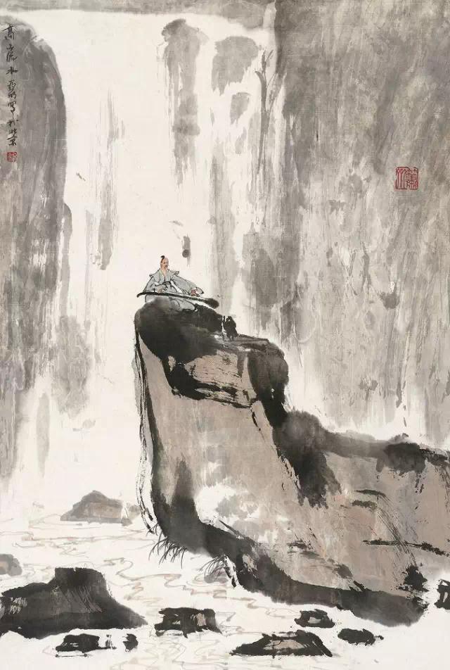 金陵山水画名画欣赏,金陵五大家诗意山水画欣赏