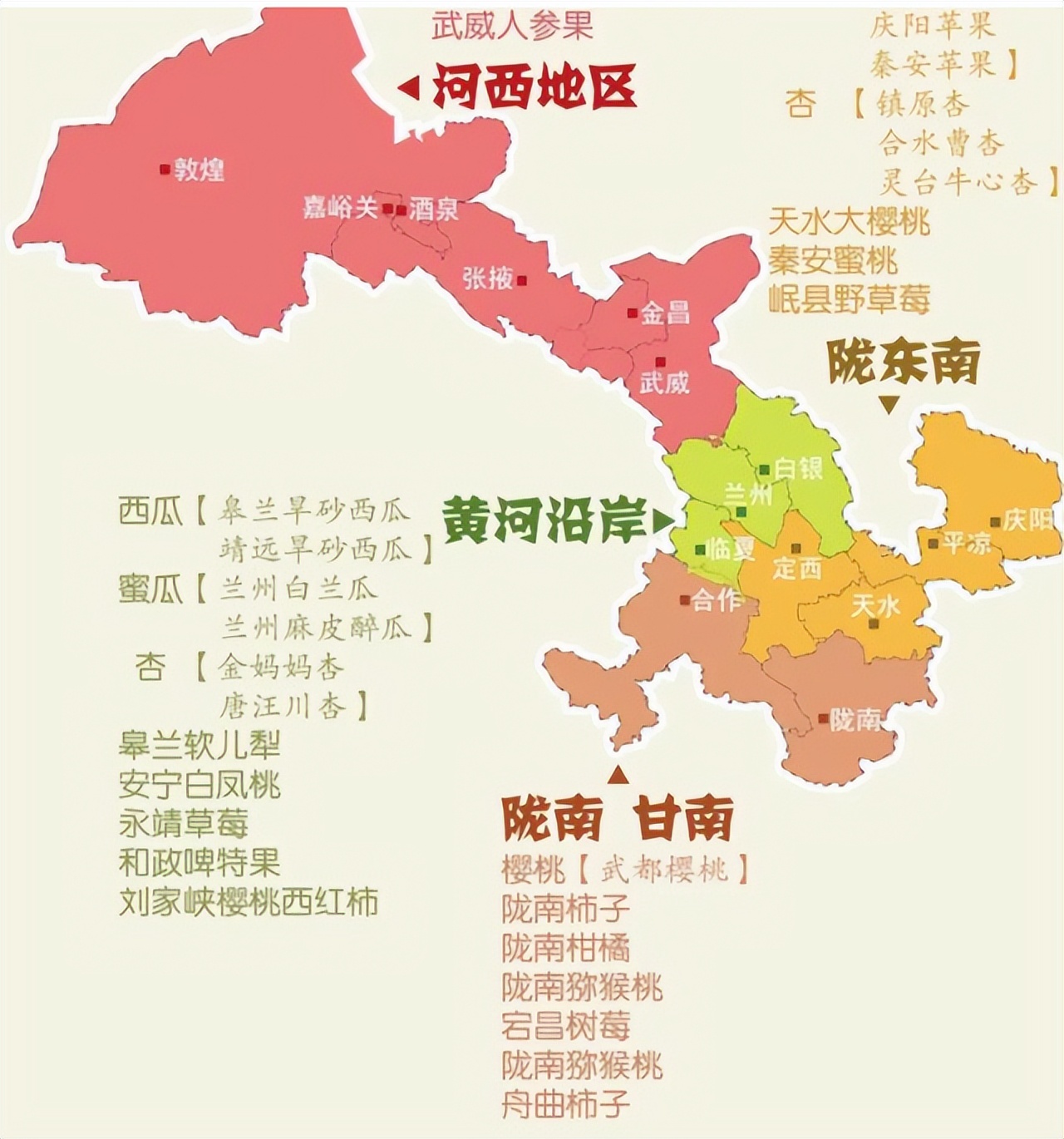 甘肃的什么地方的水果最好吃,甘肃的特色水果是什么