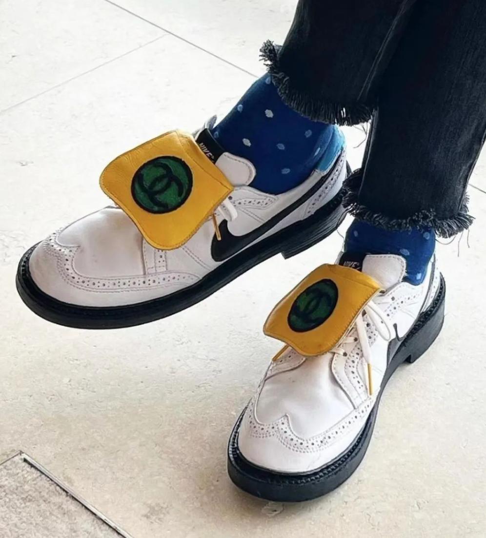 权志龙和nike联名的airforce1,权志龙nikeaf1搭配