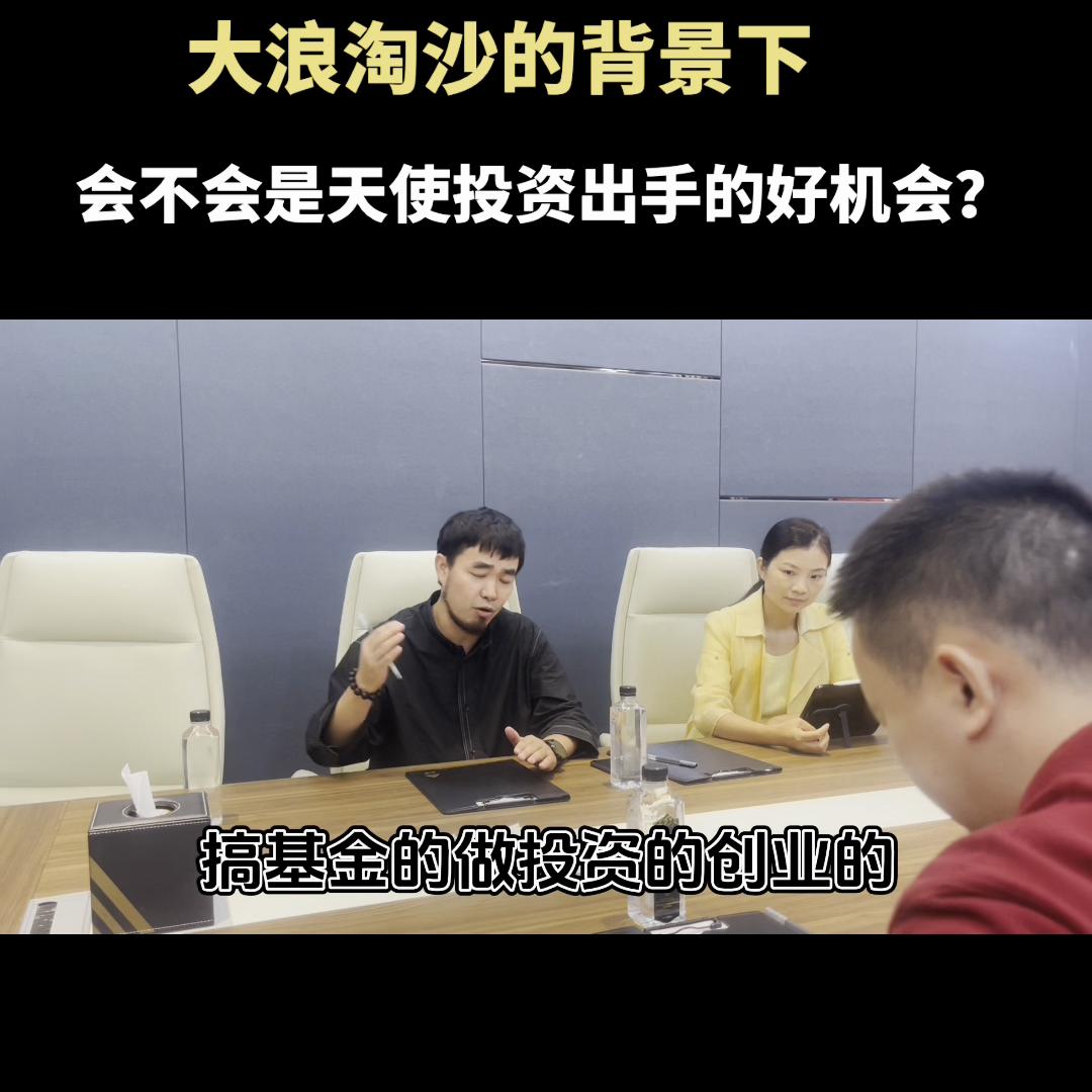 经济环境不好大浪淘沙的背景下会不会是天使投资出手的...