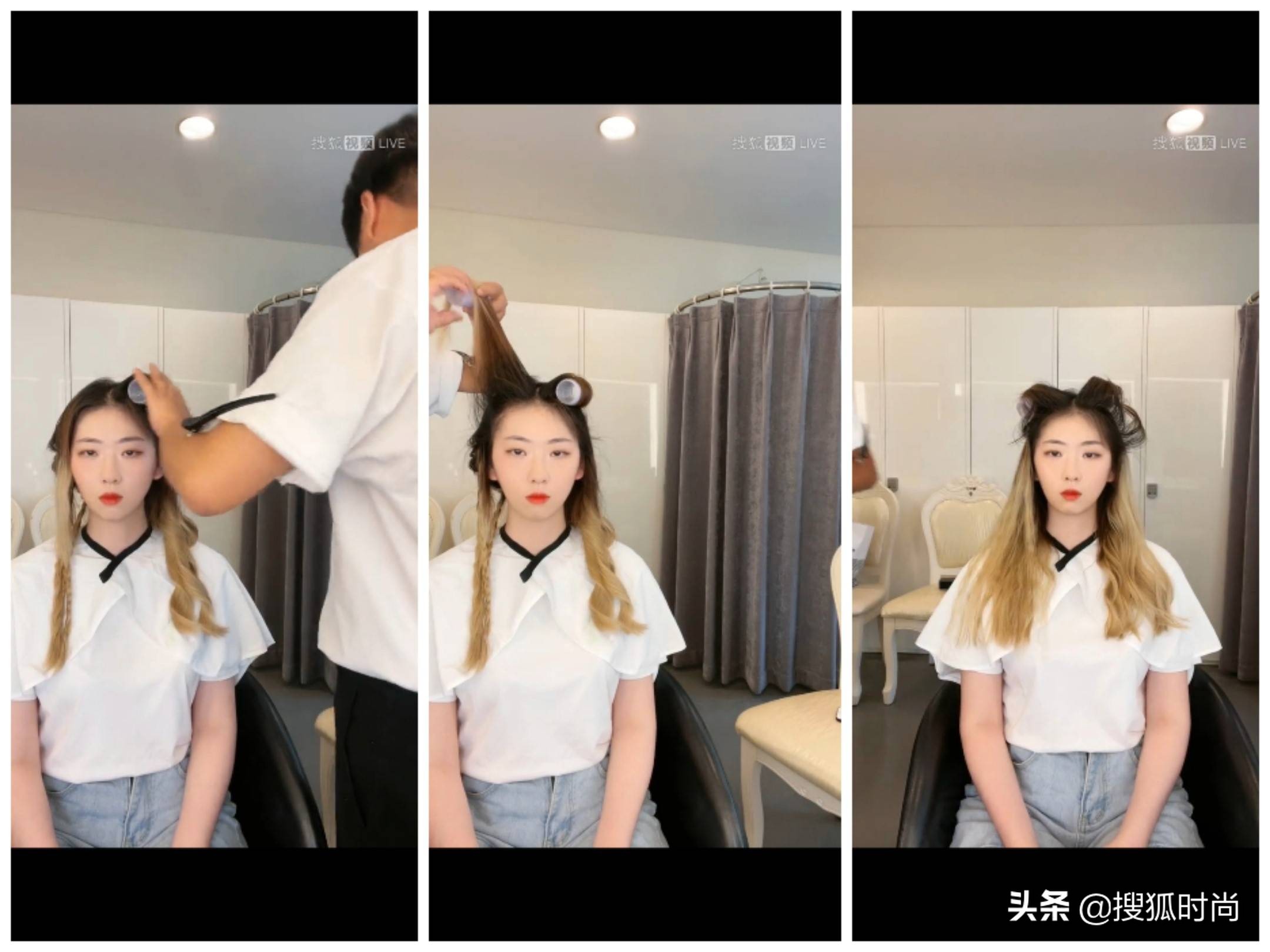 明星发型教程视频简单,简单易上手的夏日清爽发型