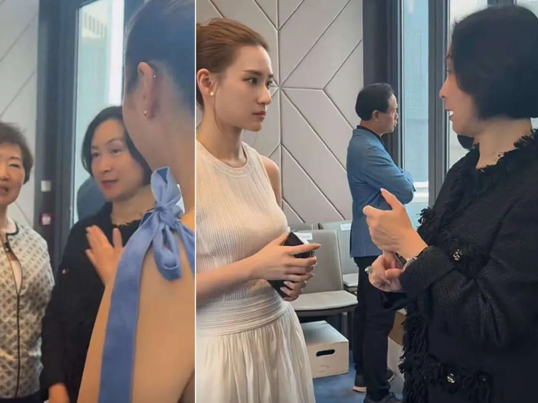 郭晶晶巩俐与明星合影,郭晶晶张曼玉合影