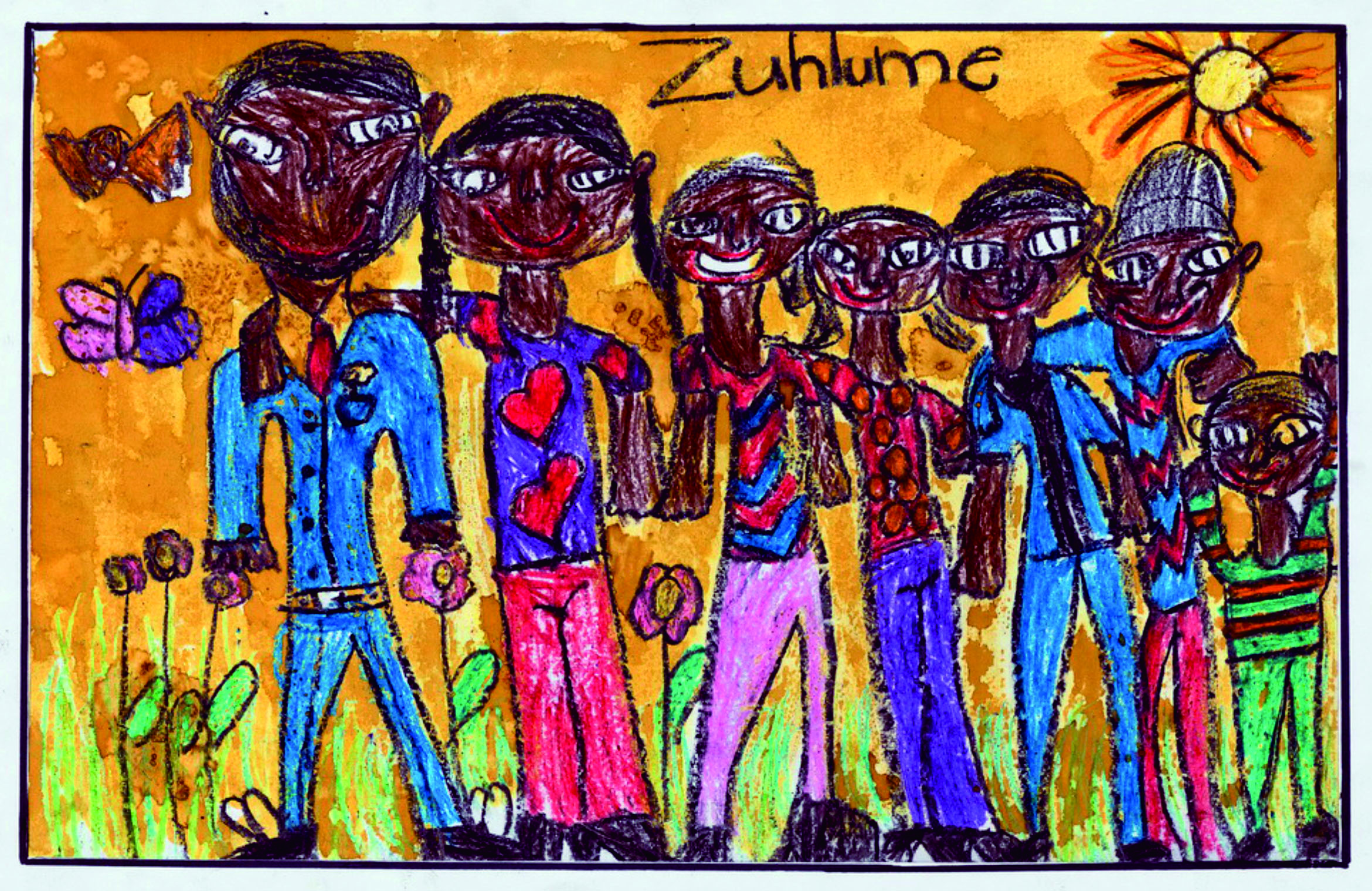 童心绘世界美术作品展示看板,优秀儿童画作品展示